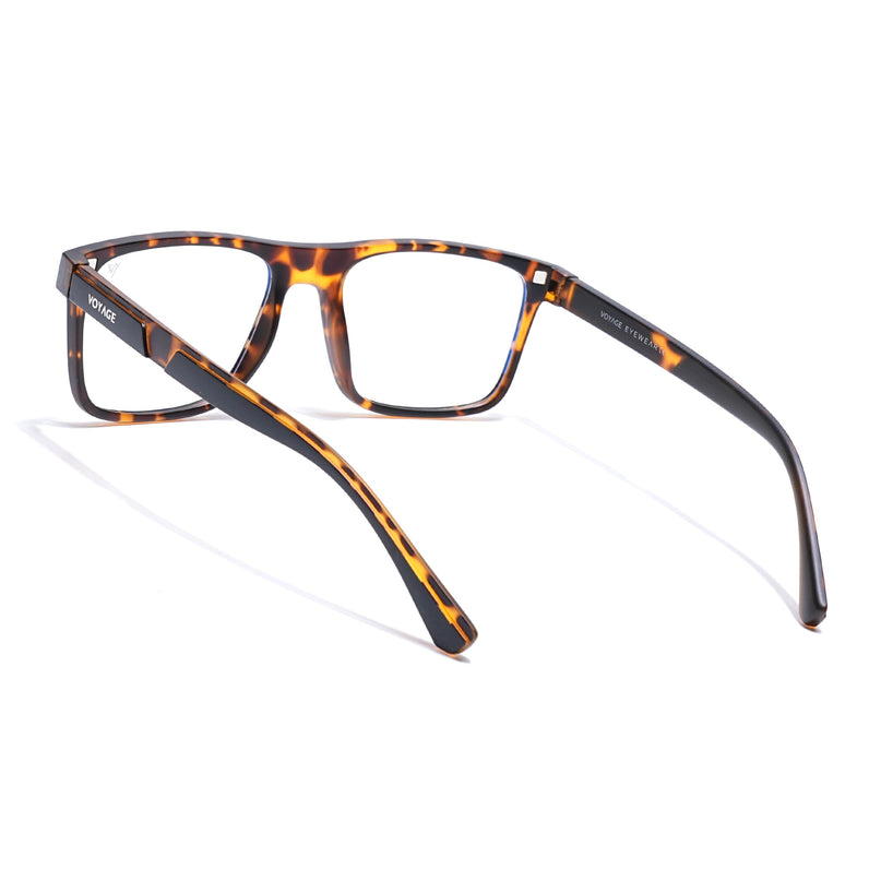 Voyage Demi Brown Wayfarer Eyeglasses for Men & Women (CL002FMG8589)