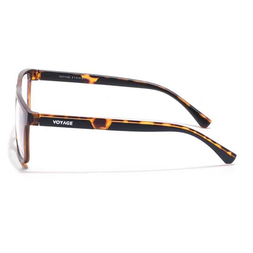 Voyage Demi Brown Wayfarer Eyeglasses for Men & Women (CL002FMG8589)