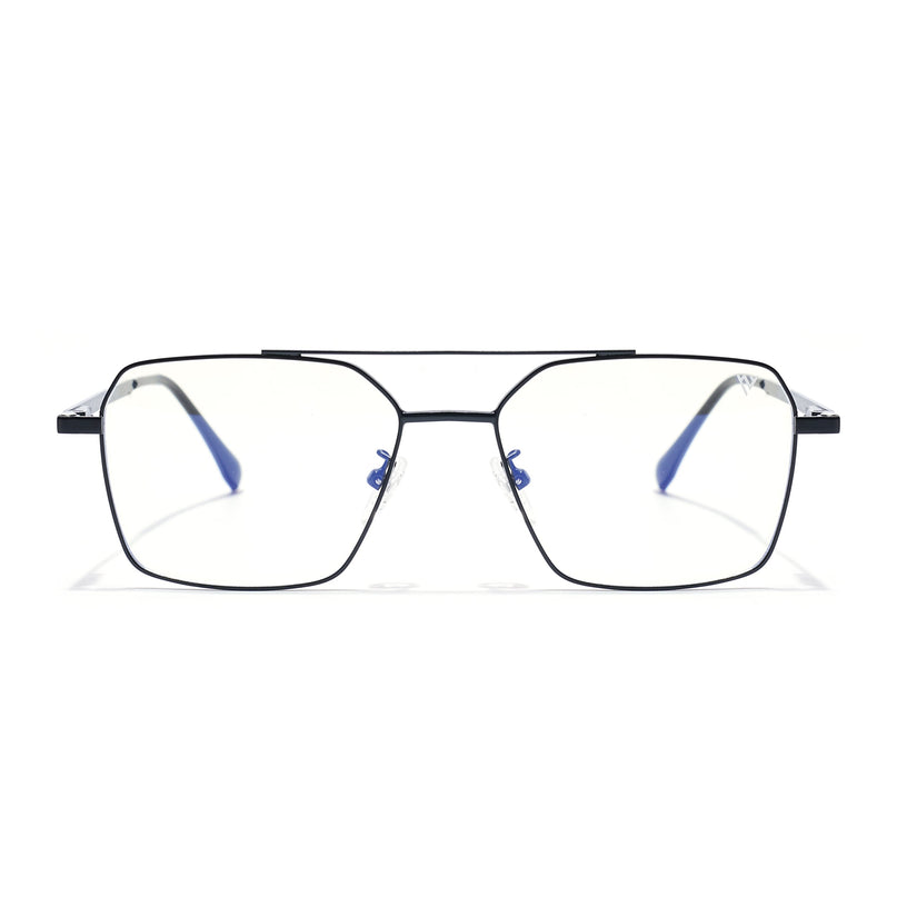 Voyage Black Wayfarer Eyeglasses for Men & Women (CL201FMG8602)