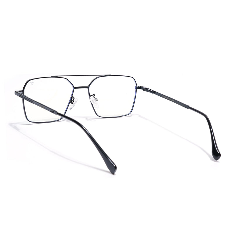 Voyage Black Wayfarer Eyeglasses for Men & Women (CL201FMG8602)