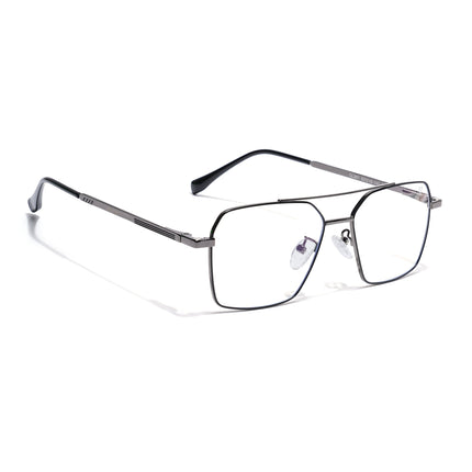 Voyage Grey Wayfarer Eyeglasses for Men & Women (CL201FMG8603)