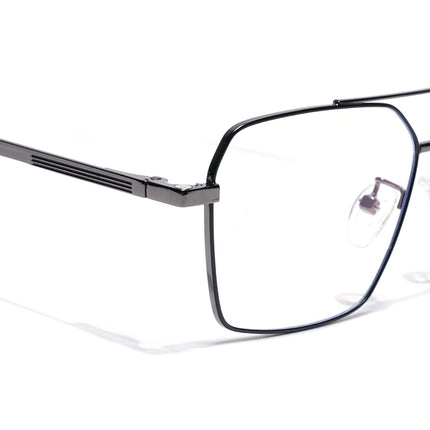 Voyage Grey Wayfarer Eyeglasses for Men & Women (CL201FMG8603)