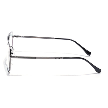 Voyage Grey Wayfarer Eyeglasses for Men & Women (CL201FMG8603)