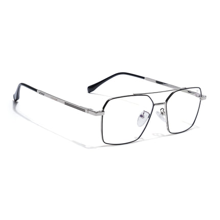 Voyage Silver Wayfarer Eyeglasses for Men & Women (CL201FMG8604)