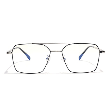 Voyage Silver Wayfarer Eyeglasses for Men & Women (CL201FMG8604)
