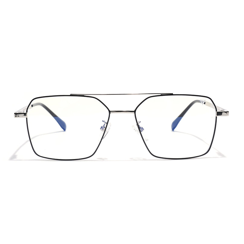 Voyage Silver Wayfarer Eyeglasses for Men & Women (CL201FMG8604)