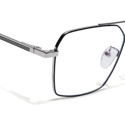 Voyage Silver Wayfarer Eyeglasses for Men & Women (CL201FMG8604)