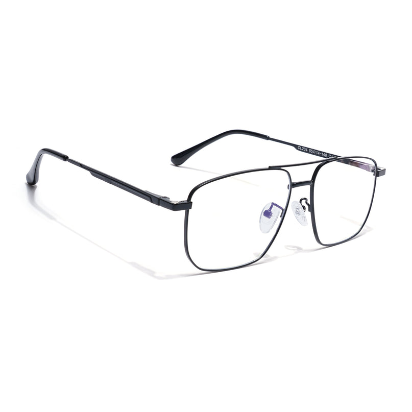 Voyage Black Wayfarer Eyeglasses for Men & Women (CL204FMG8598)