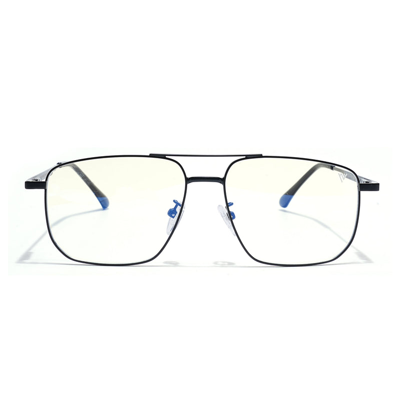 Voyage Black Wayfarer Eyeglasses for Men & Women (CL204FMG8598)