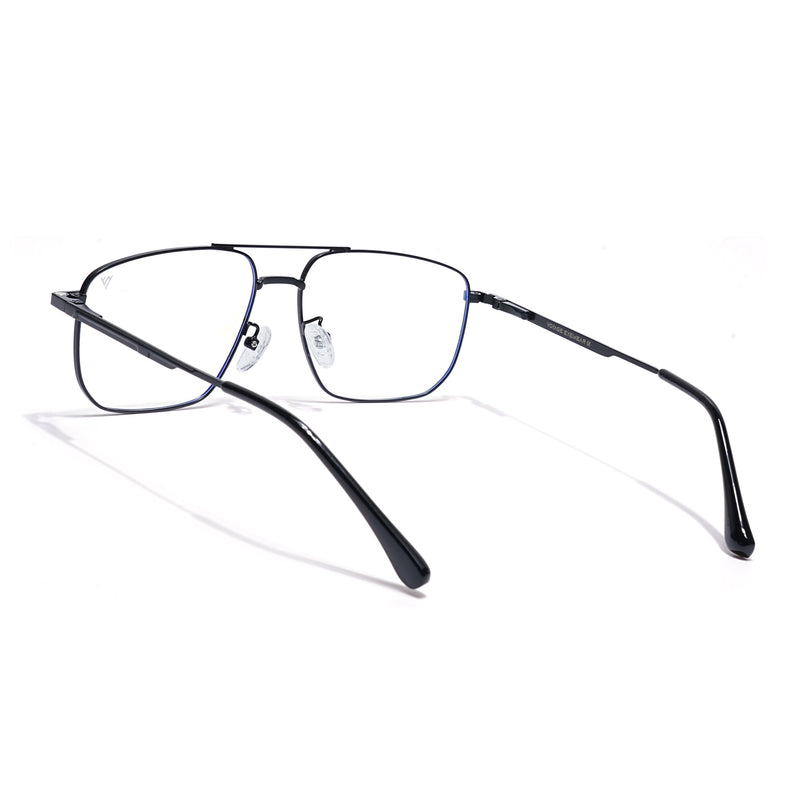 Voyage Black Wayfarer Eyeglasses for Men & Women (CL204FMG8598)
