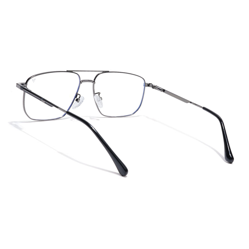 Voyage Grey Wayfarer Eyeglasses for Men & Women (CL204FMG8599)