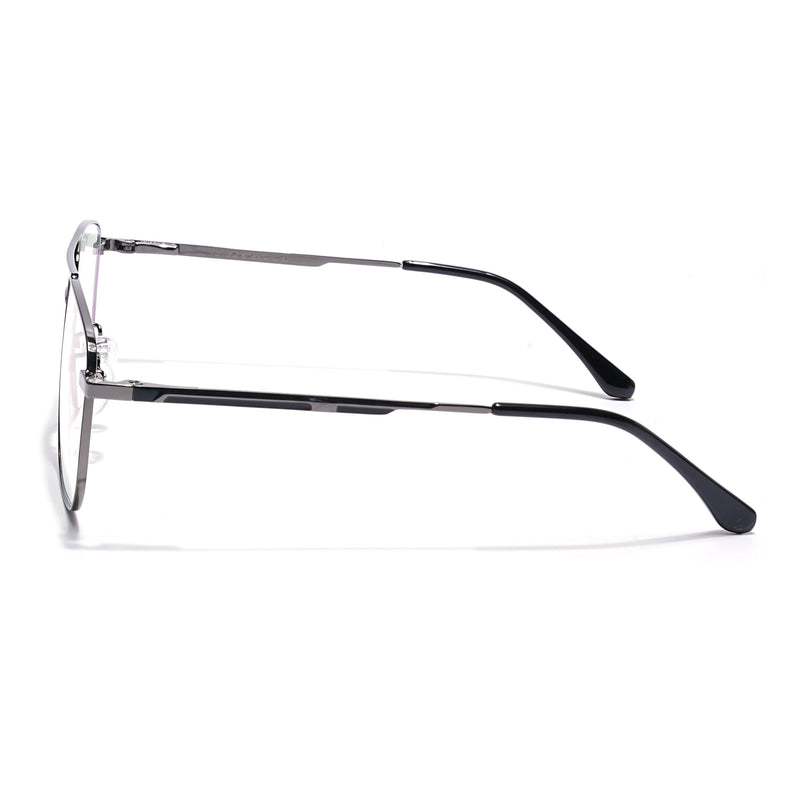 Voyage Grey Wayfarer Eyeglasses for Men & Women (CL204FMG8599)