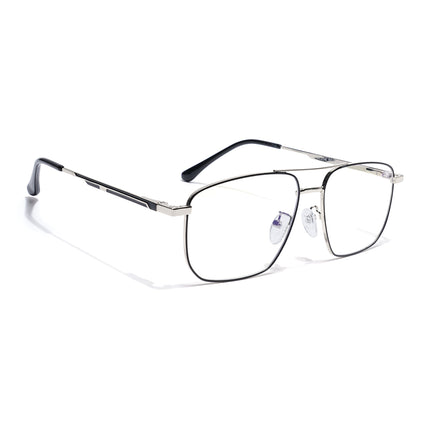 Voyage Silver Wayfarer Eyeglasses for Men & Women (CL204FMG8600)
