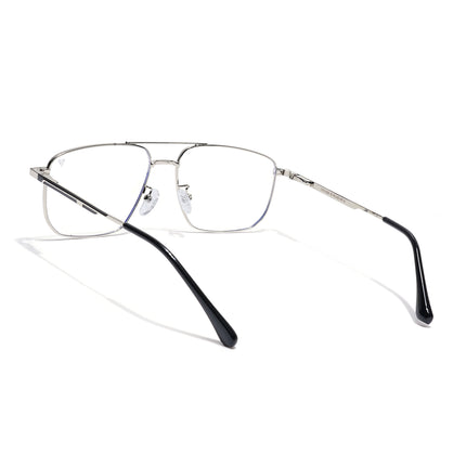 Voyage Silver Wayfarer Eyeglasses for Men & Women (CL204FMG8600)