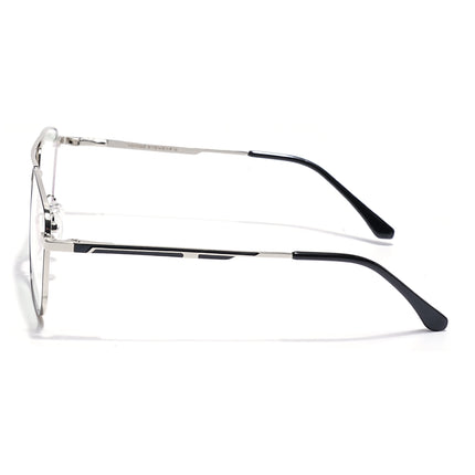 Voyage Silver Wayfarer Eyeglasses for Men & Women (CL204FMG8600)