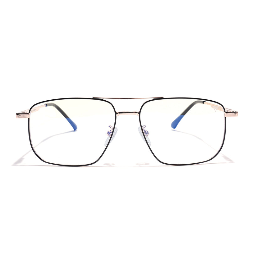 Voyage Golden Wayfarer Eyeglasses for Men & Women (CL204FMG8601)