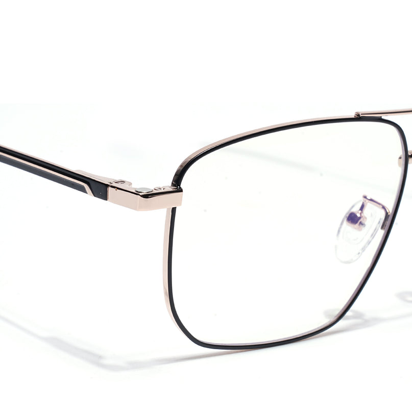 Voyage Golden Wayfarer Eyeglasses for Men & Women (CL204FMG8601)