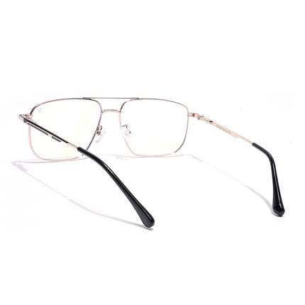 Voyage Golden Wayfarer Eyeglasses for Men & Women (CL204FMG8601)