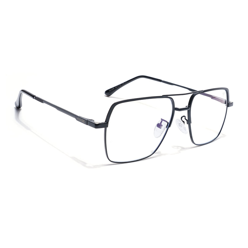 Voyage Black Wayfarer Eyeglasses for Men & Women (CL209FMG8590)