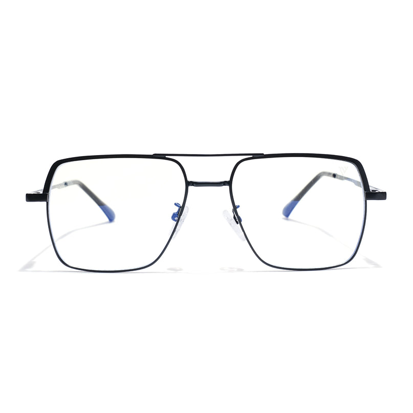 Voyage Black Wayfarer Eyeglasses for Men & Women (CL209FMG8590)