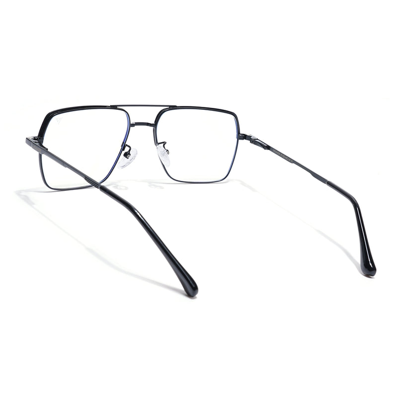 Voyage Black Wayfarer Eyeglasses for Men & Women (CL209FMG8590)