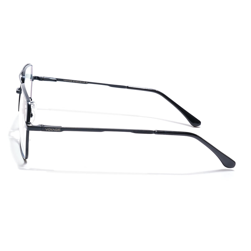 Voyage Black Wayfarer Eyeglasses for Men & Women (CL209FMG8590)