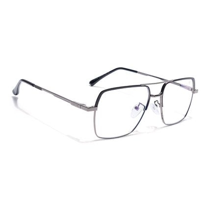 Voyage Grey Wayfarer Eyeglasses for Men & Women (CL209FMG8591)