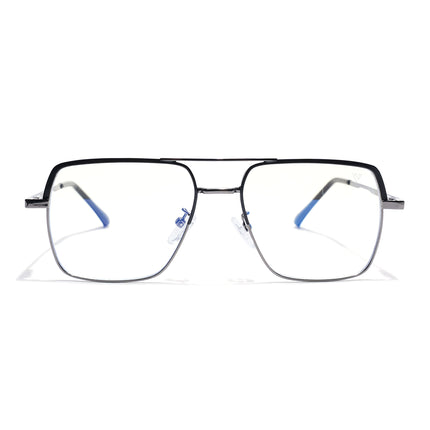 Voyage Grey Wayfarer Eyeglasses for Men & Women (CL209FMG8591)