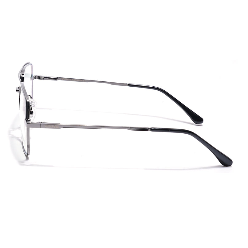 Voyage Grey Wayfarer Eyeglasses for Men & Women (CL209FMG8591)