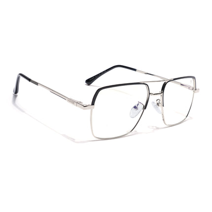 Voyage Silver Wayfarer Eyeglasses for Men & Women (CL209FMG8592)