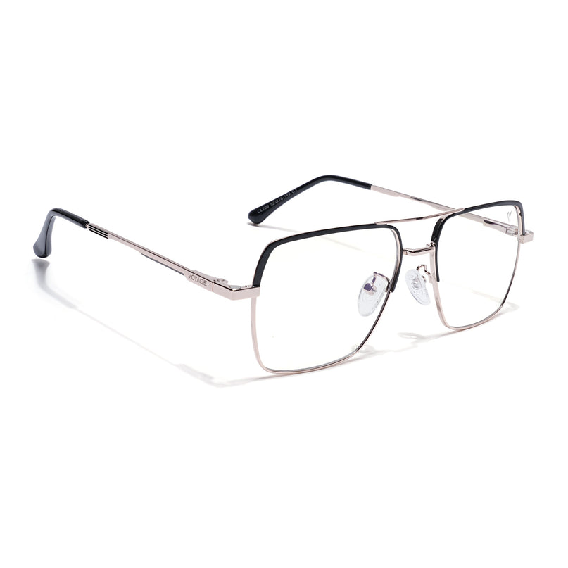 Voyage Golden Wayfarer Eyeglasses for Men & Women (CL209FMG8593)