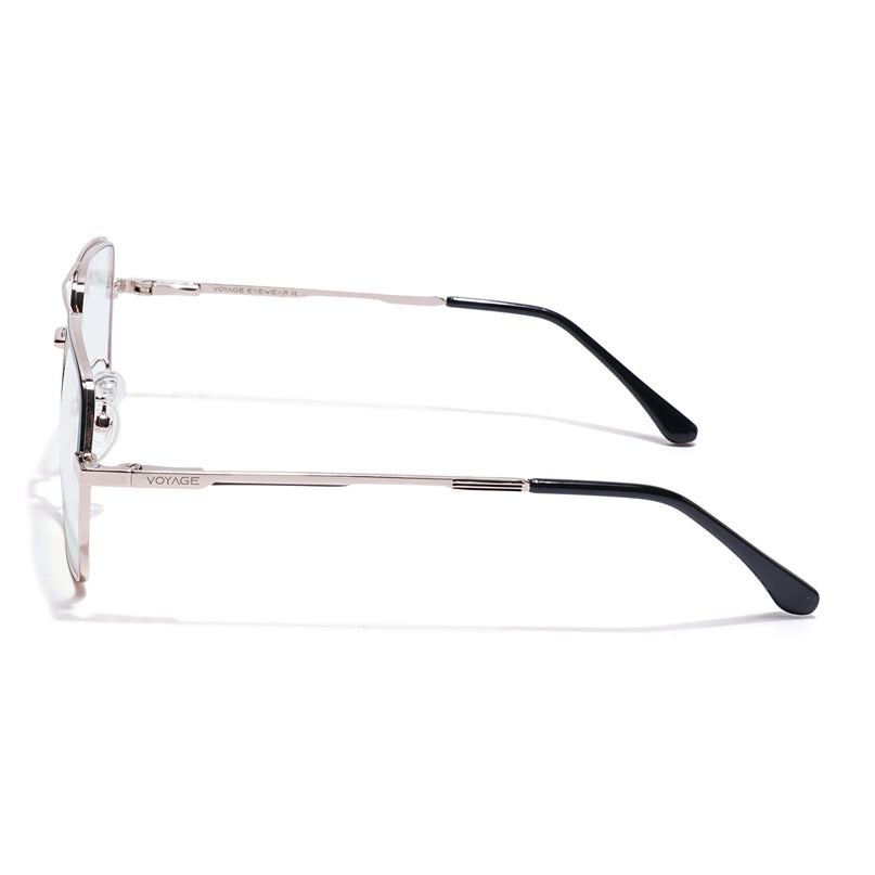 Voyage Golden Wayfarer Eyeglasses for Men & Women (CL209FMG8593)