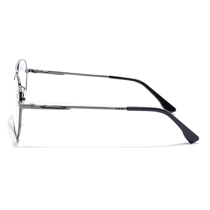Voyage Grey Aviator Eyeglasses for Men & Women (CL210FMG8595)