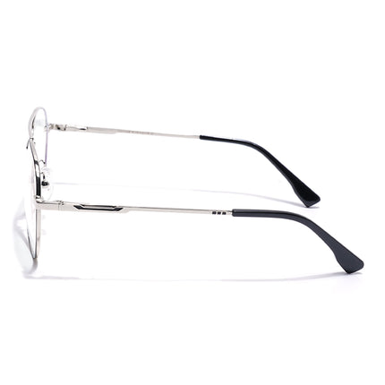 Voyage Silver Aviator Eyeglasses for Men & Women (CL210FMG8596)