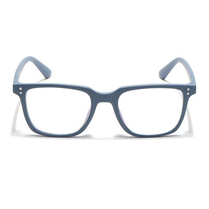 Eyejack Canment Sky Blue Square Eyeglasses for Men & Women (CM1005FCL1761-C6)