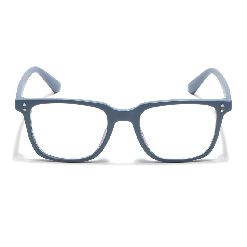 Eyejack Canment Sky Blue Square Eyeglasses for Men & Women (CM1005FCL1761-C6)
