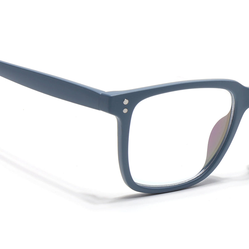 Eyejack Canment Sky Blue Square Eyeglasses for Men & Women (CM1005FCL1761-C6)