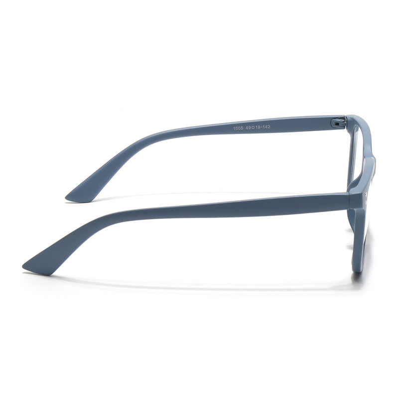 Eyejack Canment Sky Blue Square Eyeglasses for Men & Women (CM1005FCL1761-C6)