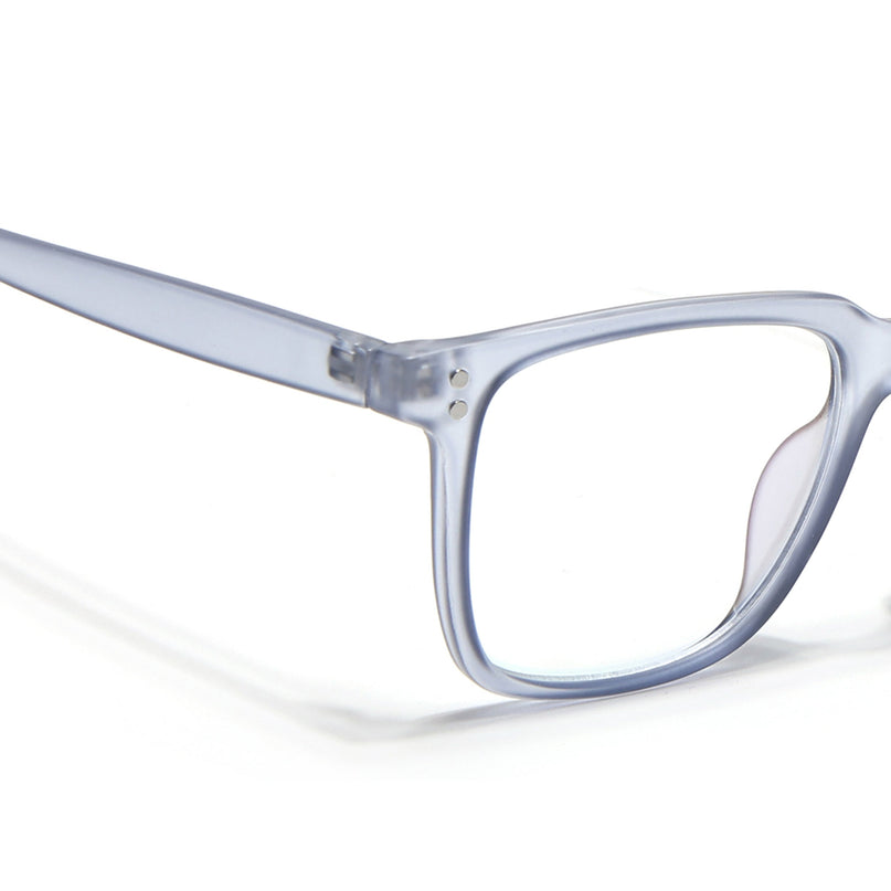 Eyejack Canment Blue Square Eyeglasses for Men & Women (CM1005FCL1762-C7)