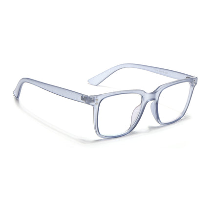 Eyejack Canment Blue Square Eyeglasses for Men & Women (CM1005FCL1762-C7)