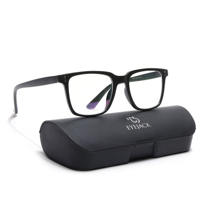 Eyejack Canment Olive Square Eyeglasses for Men & Women (CM1005FCL1763-C8)