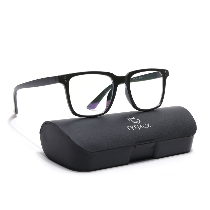 Eyejack Canment Olive Square Eyeglasses for Men & Women (CM1005FCL1763-C8)