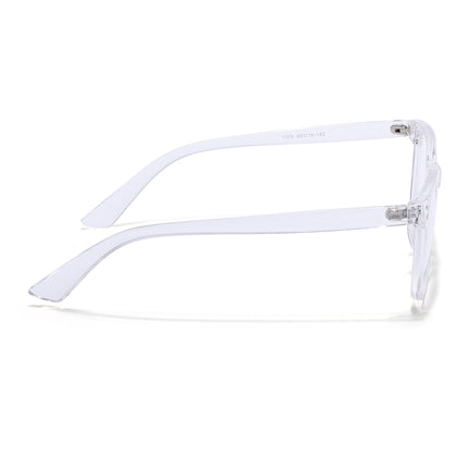 Eyejack Canment Transparent Square Eyeglasses for Men & Women (CM1005FCL1764-C9)