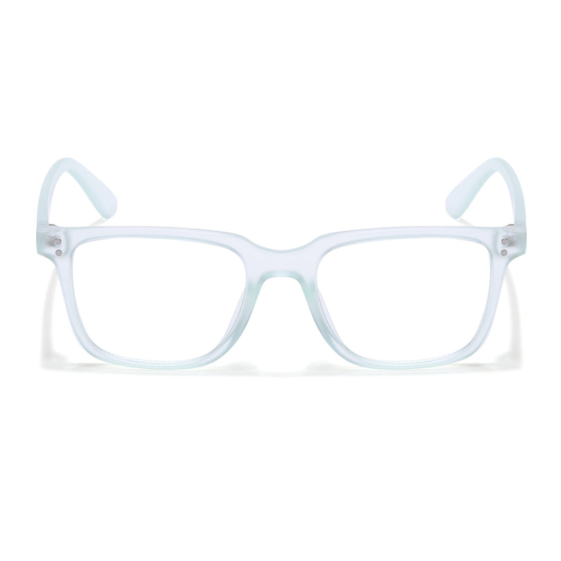 Eyejack Canment Sea Green Square Eyeglasses for Men & Women (CM1005FCL1765-C10)