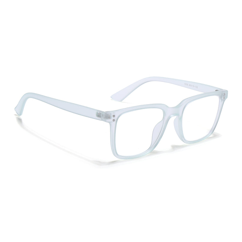 Eyejack Canment Sea Green Square Eyeglasses for Men & Women (CM1005FCL1765-C10)