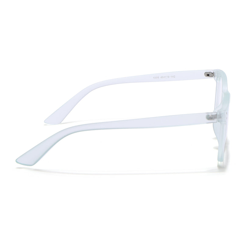 Eyejack Canment Sea Green Square Eyeglasses for Men & Women (CM1005FCL1765-C10)