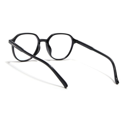 Eyejack Canment Black Round Eyeglasses for Women (CM20011FCL1830-C1)