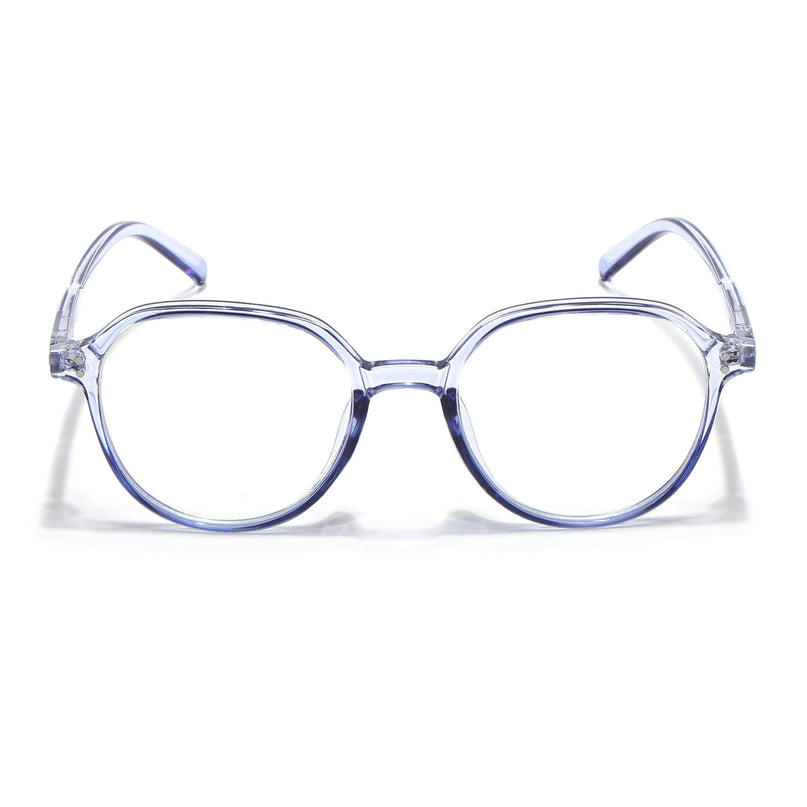 Eyejack Canment Blue Round Eyeglasses for Women (CM20011FCL1831-C2)