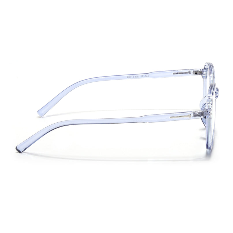 Eyejack Canment Blue Round Eyeglasses for Women (CM20011FCL1831-C2)