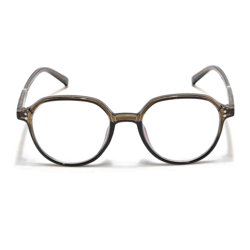 Eyejack Canment Olive Round Eyeglasses for Women (CM20011FCL1832-C3)